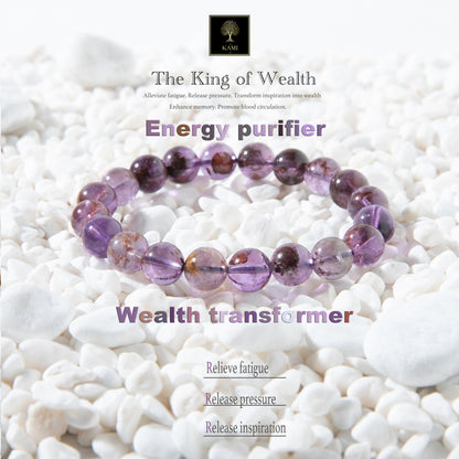 The King of Wealth. Alleviate fatigue. Release pressure. Transform inspiration into wealth. Enhance memory. Promote blood circulation.